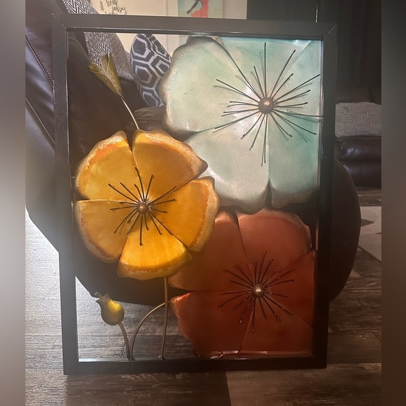 Other - Floral Metal Wall Art